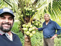 Madhavan turns barren land in a TN village into a coconut farm