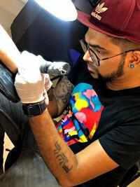 IN PICS Pooja Bhatt gets inked by Beyonces tattoo artist Mister Cartoon