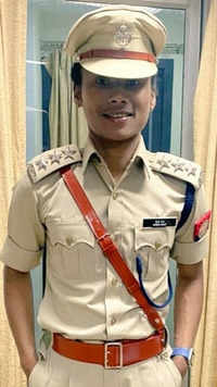 Hima said she had dreamt of becoming a police officer as a child