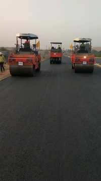 Company was successful in constructing two lanes of 12.77 km each on one side of the 4-lane highway stretch.