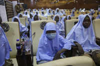 Almost 300 <i class="tbold">kidnapped</i> schoolgirls freed in Nigeria