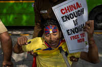 Trending photos of <i class="tbold">tibetans protest</i> on TOI today