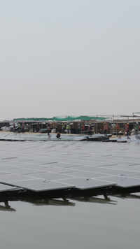 The floating solar initiative is part of the Maharatna PSE’s efforts to reduce its <i class="tbold">carbon footprint</i>