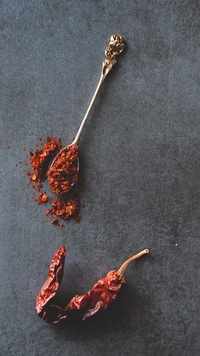 Some red chilli flakes