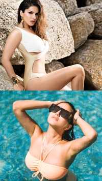 Sunny Leone's pictures that prove she is a complete water baby