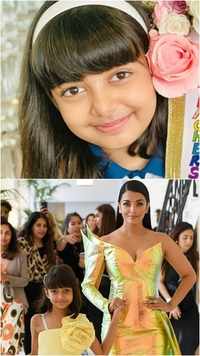 Adorable pictures of Aishwarya Rai-Abhishek Bachchan's daughter Aaradhya