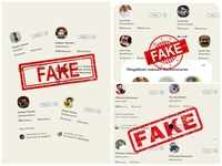 ​A pool of fake accounts on <i class="tbold">clubhouse</i>