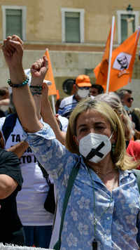 ​Biggest Greek unions strike, demands to get back pre-pandemic work rights