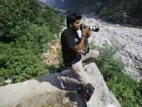 Indian photojournalist <i class="tbold">danish siddiqui</i>