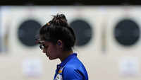 Disappointing Olympics for <i class="tbold">manu bhaker</i>