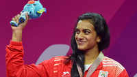 Sindhu won silver in <i class="tbold">2018 commonwealth games</i>