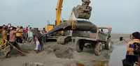 5.3-metre-long whale washed onto West Bengal beach