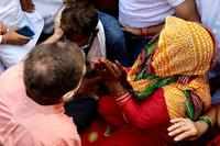 In pics: Rahul Gandhi visits 9-year-old rape victim's family in Delhi