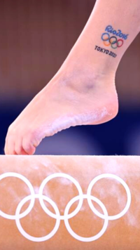 Champs sport striking tattoos at the Tokyo Olympics