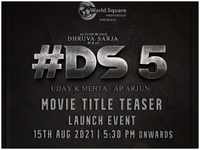#DS5: Title reveal of Dhruva Sarja's fifth project to be unveiled on Independence Day