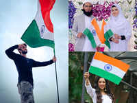 Happy Independence Day: Shoaib Ibrahim, Sana Khan, Rupali Ganguly and other TV celebs pose with the tricolour and share patriotic messages to wish fans