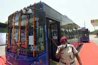 Newly inducted AC buses