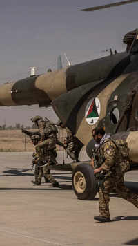 An US official said 40-50 aircraft had been flown to Uzbekistan by Afghan pilots seeking <i class="tbold">refuge</i>