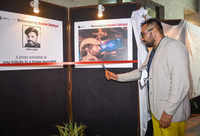 Anurag Kashyap inaugurates a photo exhibition of late photo-journalist <i class="tbold">danish siddiqui</i>