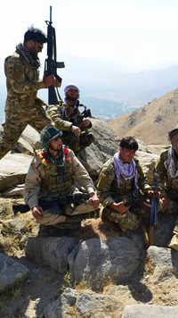 Afghan security force members are also part of the resistance.