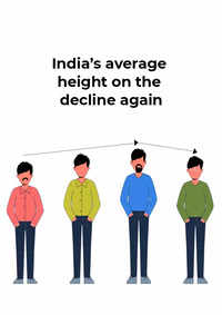 9 charts that show how India's average height is decreasing