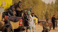 Taliban fighters enjoy day off