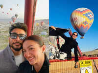 Gauahar Khan-Zaid Darbar's hot air balloon ride