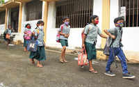 In photos: <i class="tbold">tamil nadu schools</i> reopen for classes 1 to 8