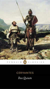 ​'<i class="tbold">don quixote</i>' by Cervantes