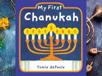 ​'My First Chanukah' by <i class="tbold">tomie depaola</i>