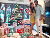 <i class="tbold">shabir ahluwalia</i> and Kanchi Kaul celebrate late Christmas after recovering from Covid-19
