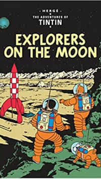 Tintin landed on the Moon before <i class="tbold">neil armstrong</i>