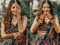 Bride-to-be Mansi Srivastava's girl gang dance with groom on her mehendi; see fun photos from intimate ceremony