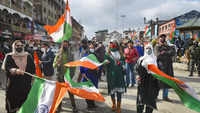 In photos: First Republic Day crowd in 73 years watches flag-hoisting at Lal Chowk clock tower
