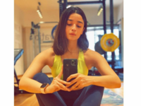Alia shares her work out pictures on her <i class="tbold">instagram handle</i> quite often