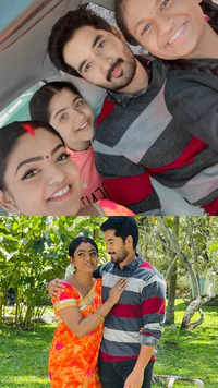 Adorable pictures of Karthika Deepam cast from their last shoot schedule in Chikmagalur