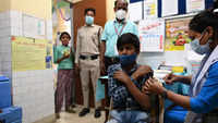 Photos from Delhi: Children in 12-14 age group get Covid-19 vaccine shots