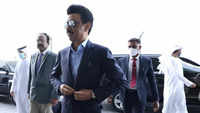 <i class="tbold">mk stalin</i>'s 'suit up' transformation in UAE