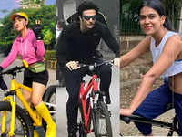 On World Cycling Day today, here's a look at television actors who love cycling and some even travel to their sets on their bicycles