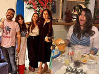 Ekta Kapoor hosts fun birthday dinner for friends Anita Hassanandani, Ridhi Dogra, Shaheer Sheikh's wife Ruchikaa; Inside Pics