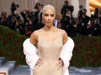 Kim wears Iconic Marilyn Monroe 'happy birthday' dress to Met Gala