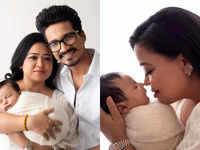 <i class="tbold">bharti singh</i> and husband Haarsh introduce their son 'Gola' aka Laksh to the world; see adorable new photos
