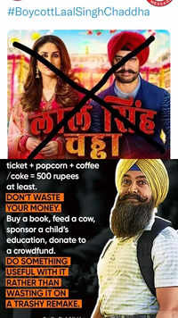 #BoycottBollywood Memes that surfed the internet ahead of 'Laal Singh Chaddha' release..!
