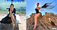 Shama <i class="tbold">sikander</i> raises the temperature in stylish beachwears as she holidays in style!