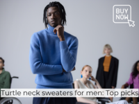 Men's pullovers: Show off your style in classic turtleneck