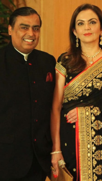 Mukesh and <i class="tbold">nita ambani</i>’s unbelievably extravagant welcome party for their grandchildren