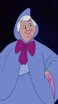 ​Fairy <i class="tbold">godmother</i> in Cinderella