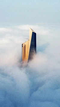 Heavy fog in Kuwait City