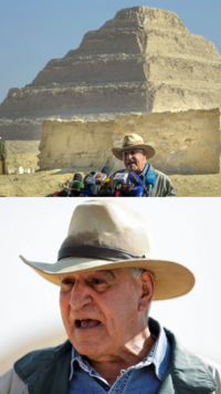Egyptian archaeologist Zahi Hawass