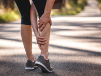 Numbness in <i class="tbold">calves</i> while walking